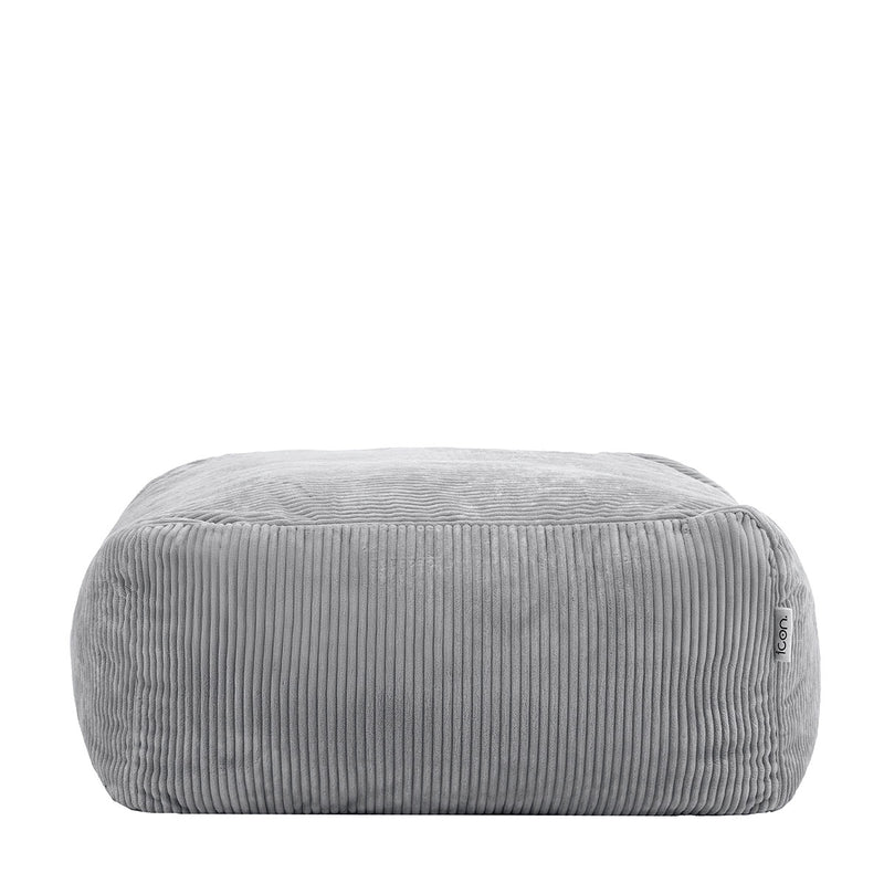 Zen Modularer Fußhocker, Jumbo Cord, Grau