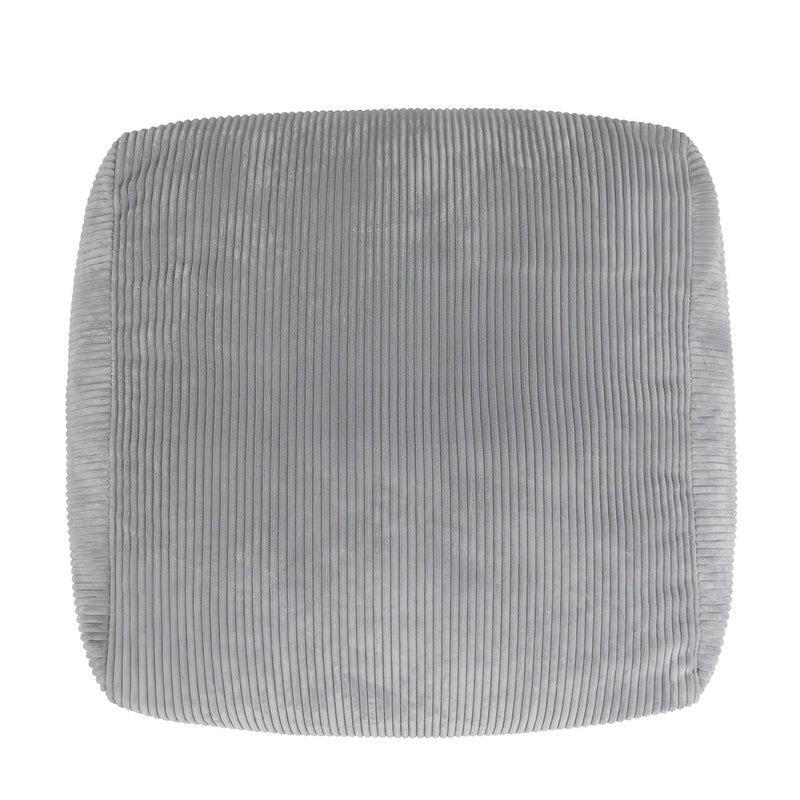 Zen Modularer Fußhocker, Jumbo Cord, Grau