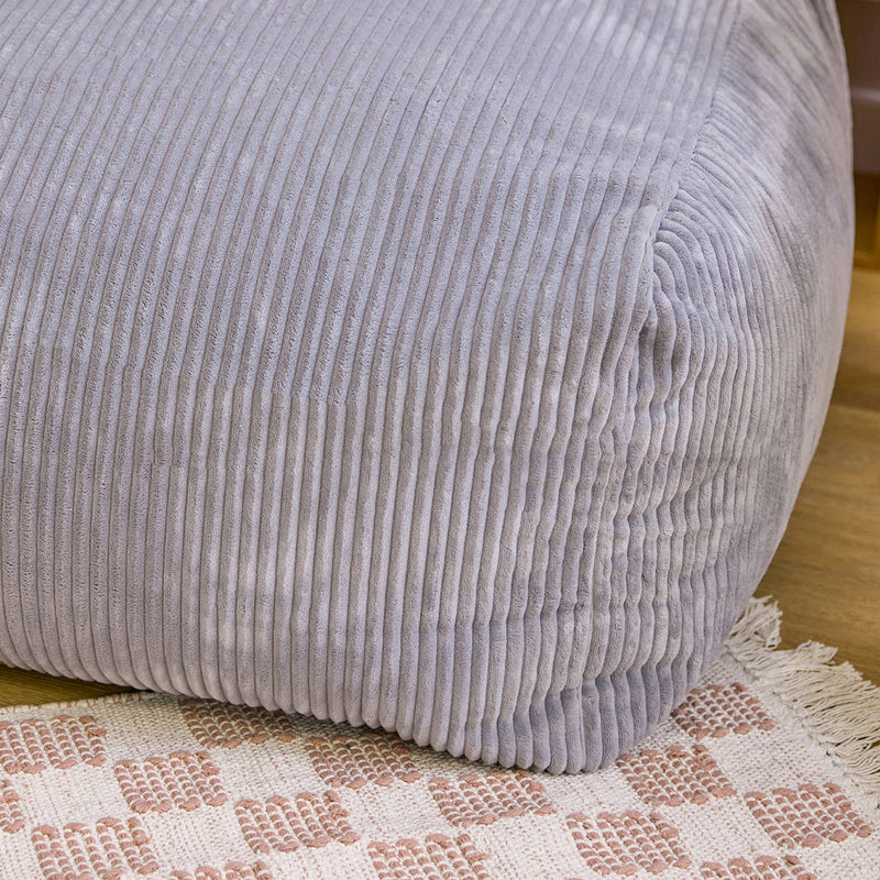 Zen Modularer Fußhocker, Jumbo Cord, Grau