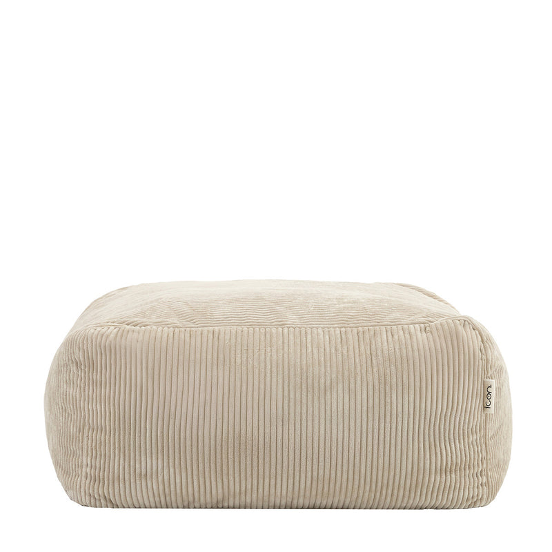 Zen Modularer Fußhocker, Jumbo Cord, Natur