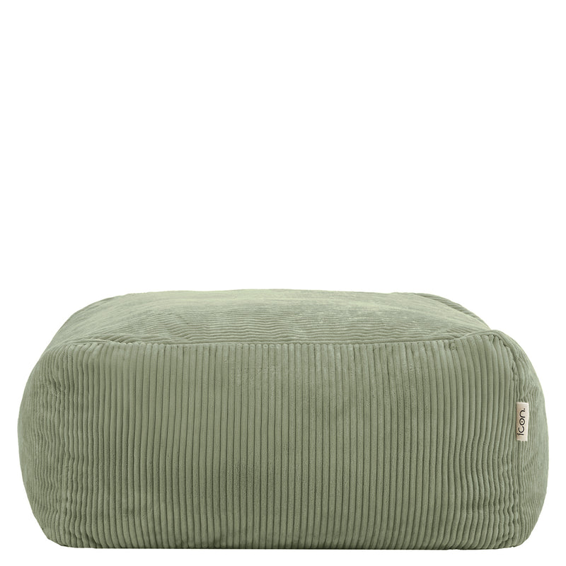 Zen Modularer Fußhocker, Jumbo Cord, Salbeigrün 