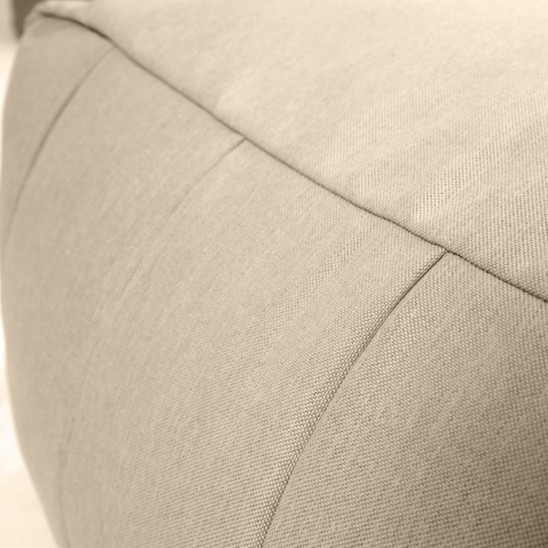 Zen Modularer Fußhocker, Olefin, Steingrau