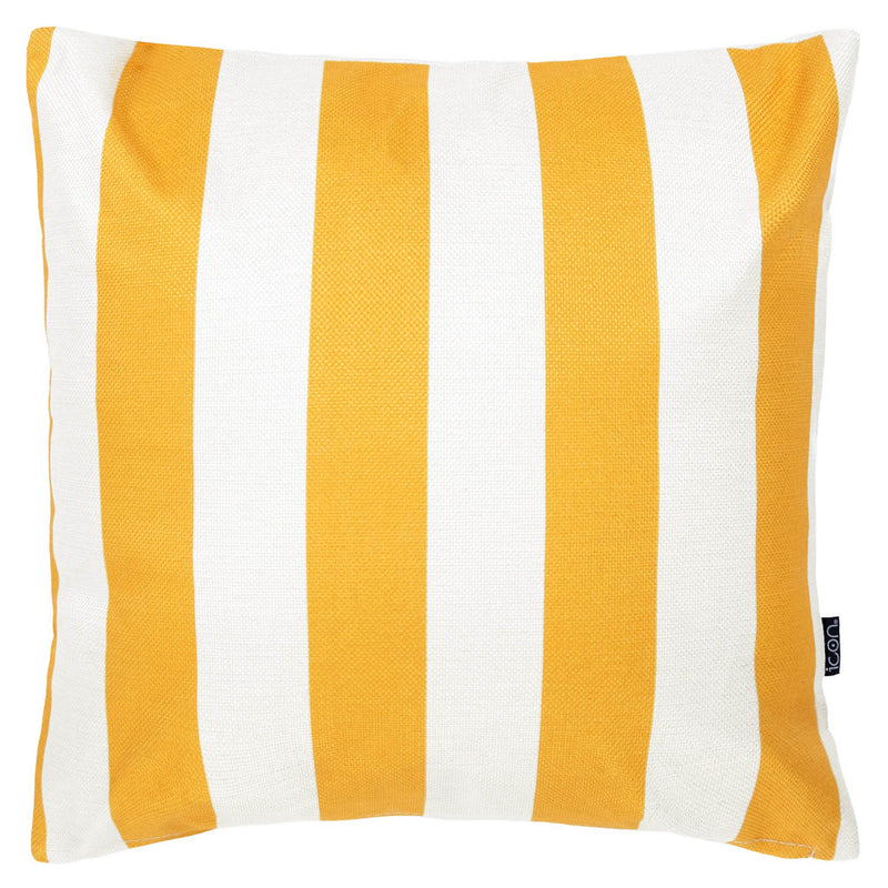 Stripe Indoor-Outdoor Kissen - Gelb