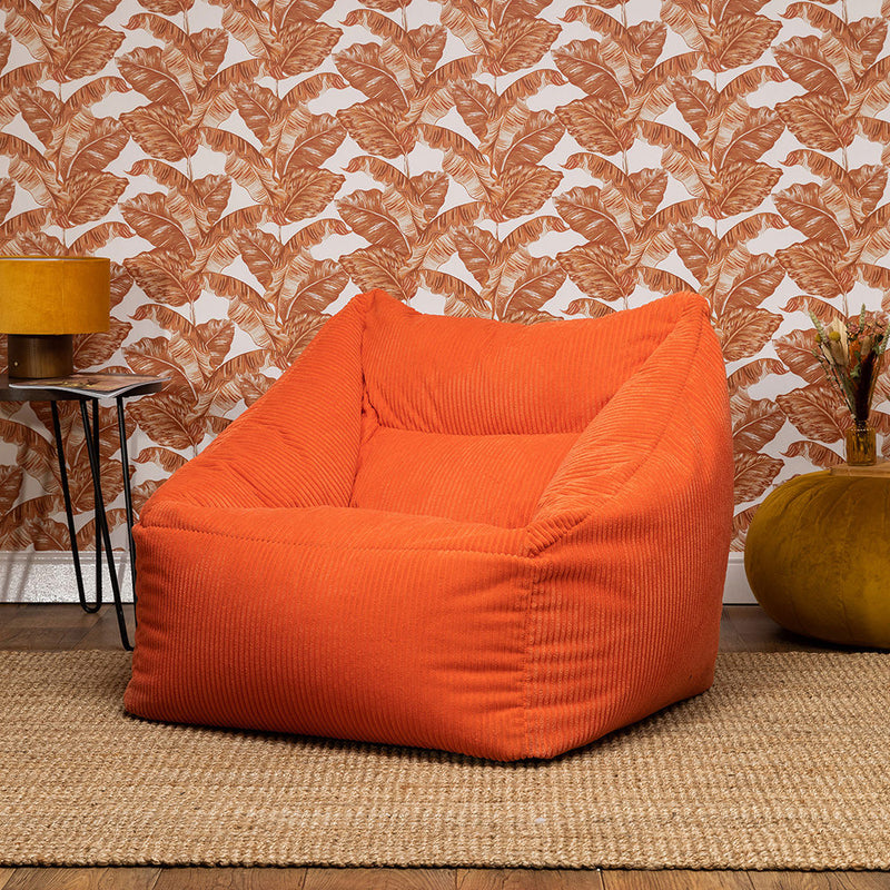 Natalia Cord Sessel-Sitzsack – Orange