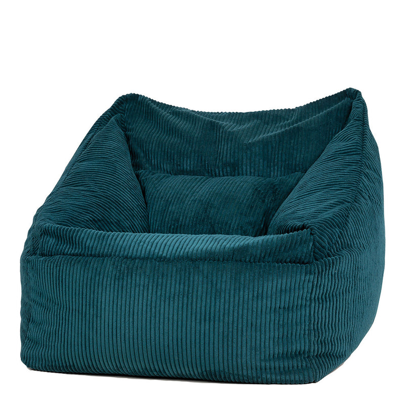 Natalia Sessel-Sitzsack. Cord, Blaugrün