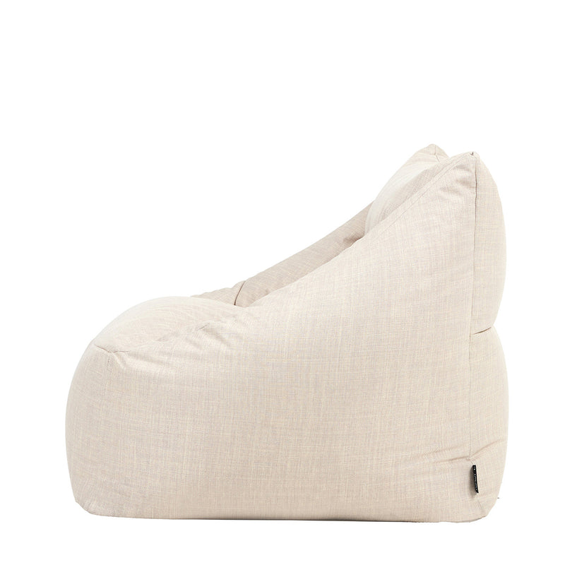 Natalia Gewebter Outdoor-Sessel-Sitzsack, Naturfarben