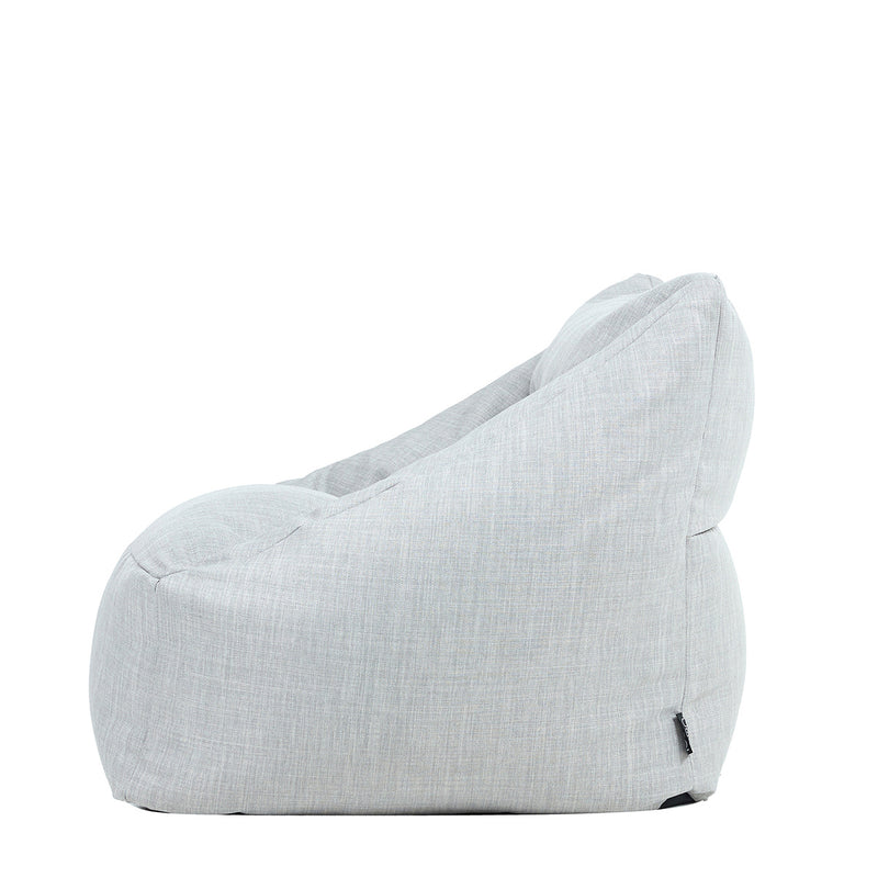 Natalia Gewebter Outdoor-Sessel-Sitzsack, Grau