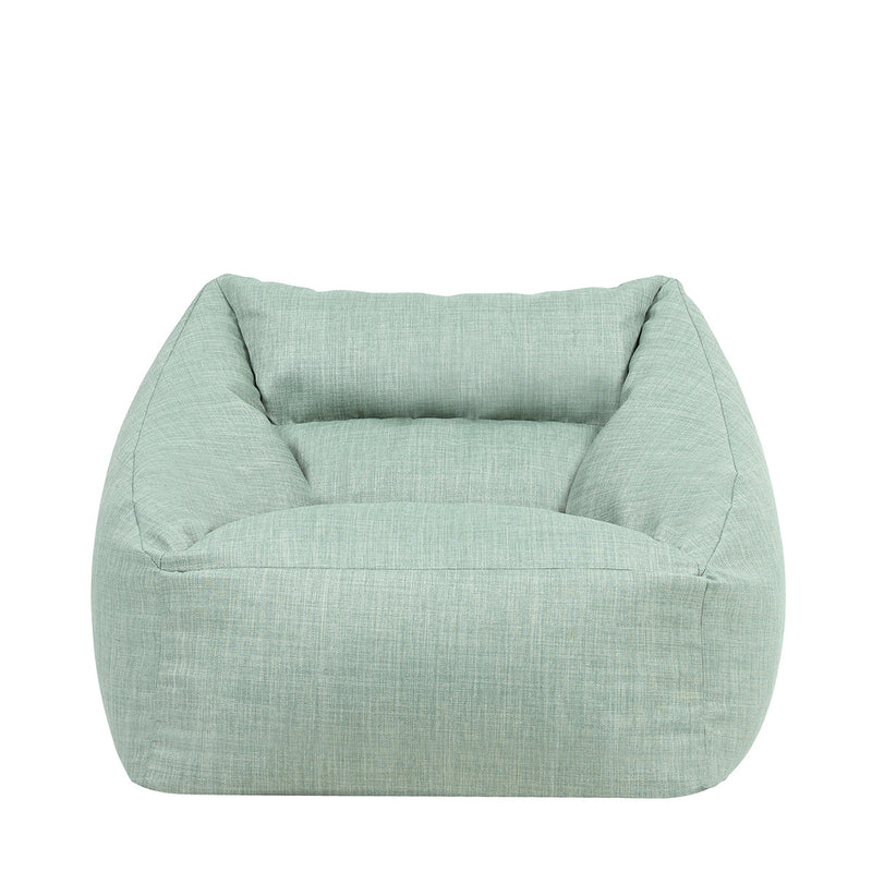 Natalia Gewebter Outdoor-Sessel-Sitzsack, Salbeigrün