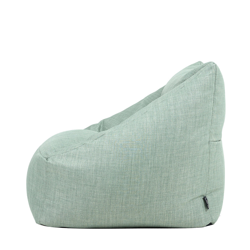 Natalia Gewebter Outdoor-Sessel-Sitzsack, Salbeigrün