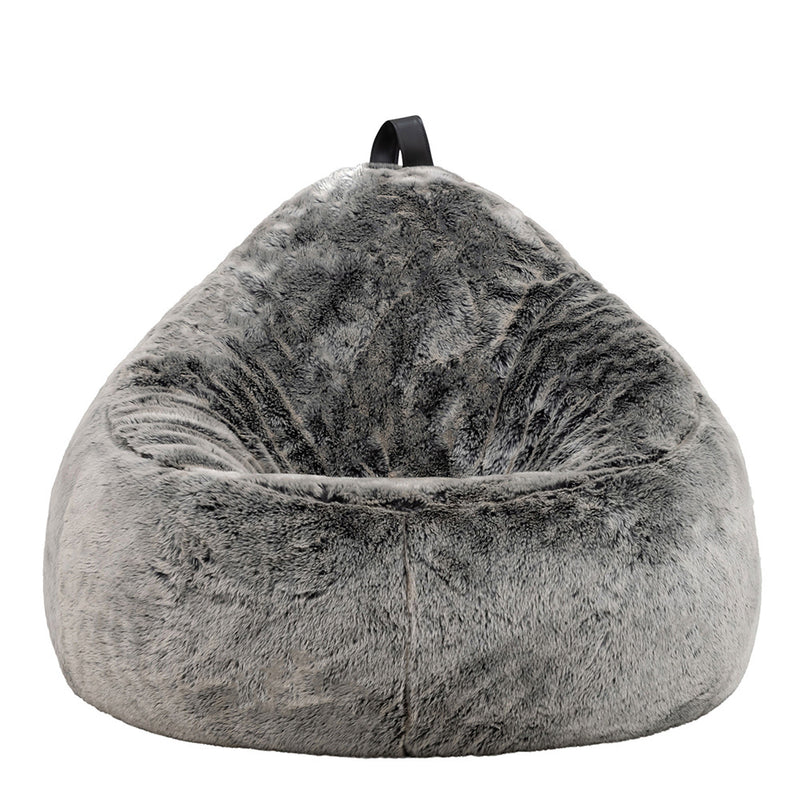 Arctic Wolf Kunstfell-Lounger, Grau