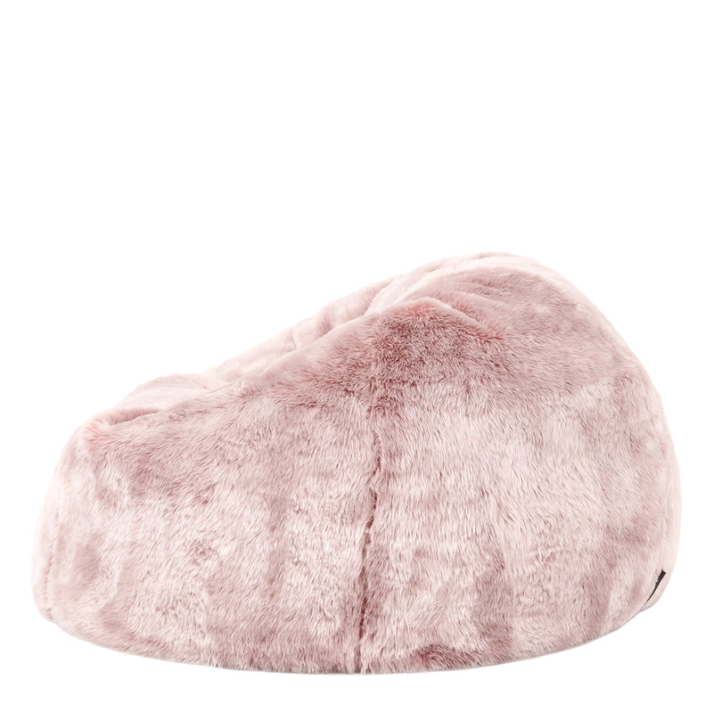 Hacienda klassischer Kunstfell-Sitzsack, Rosa