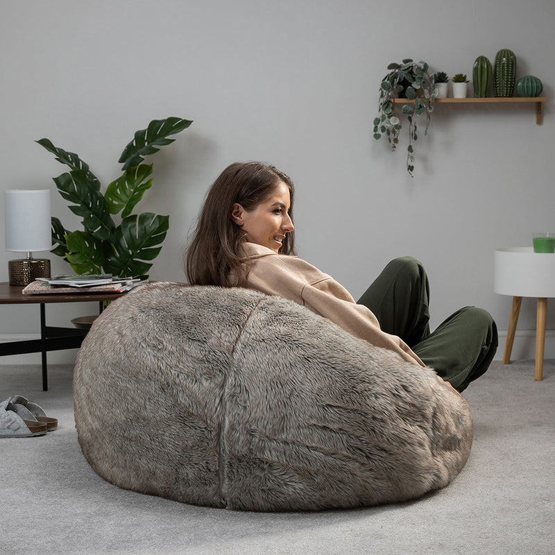 Sitzsack aus Kunstfell – Lapin