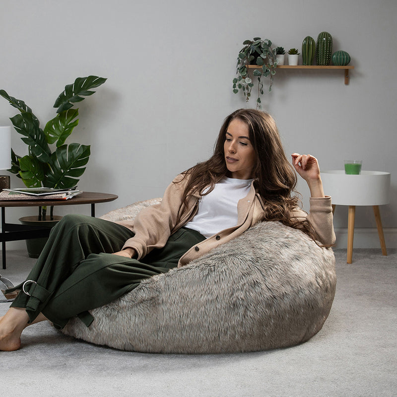Sitzsack aus Kunstfell – Lapin