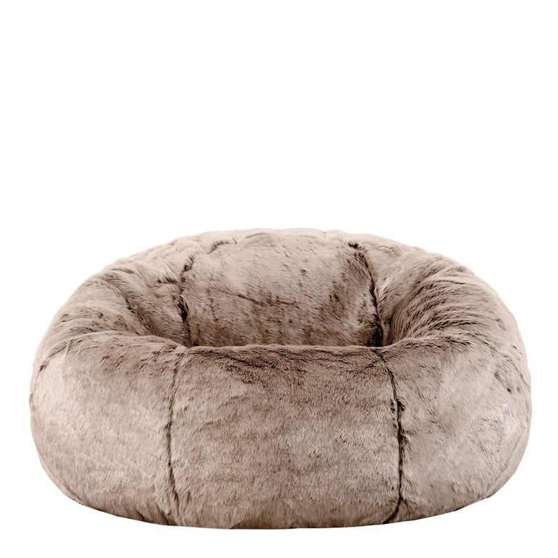 Sitzsack aus Kunstfell – Nerz