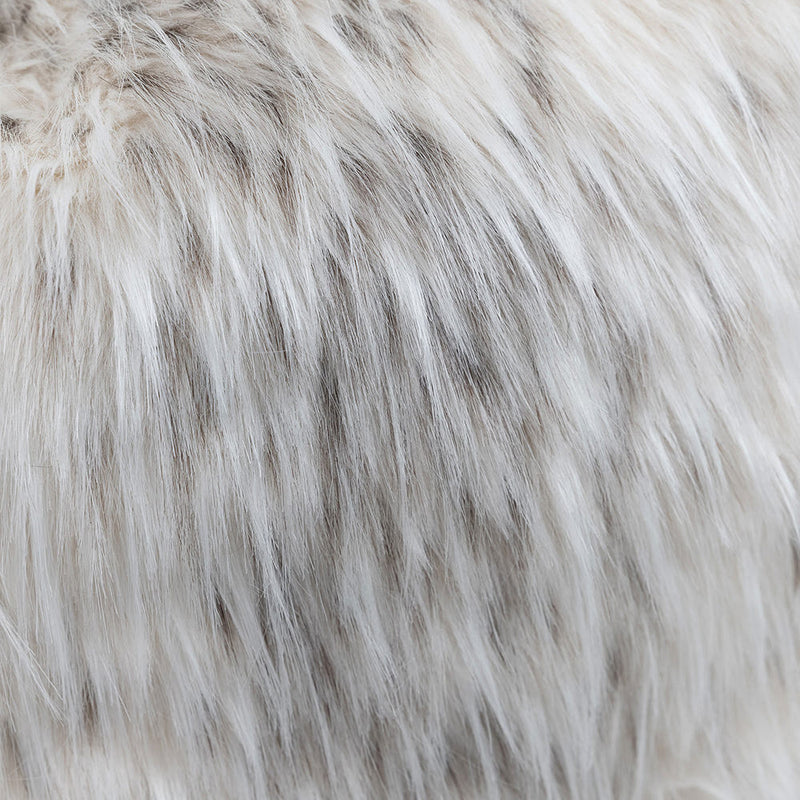 Sitzsack aus Kunstfell – Natur