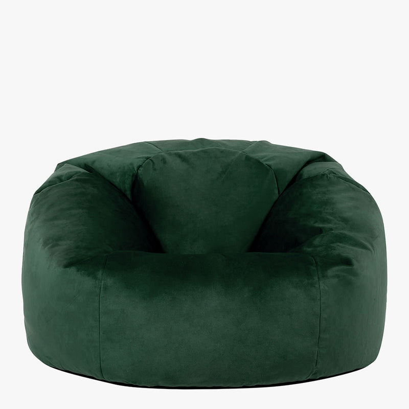 Kingston Velvet Classic Sitzsack - Waldgrün