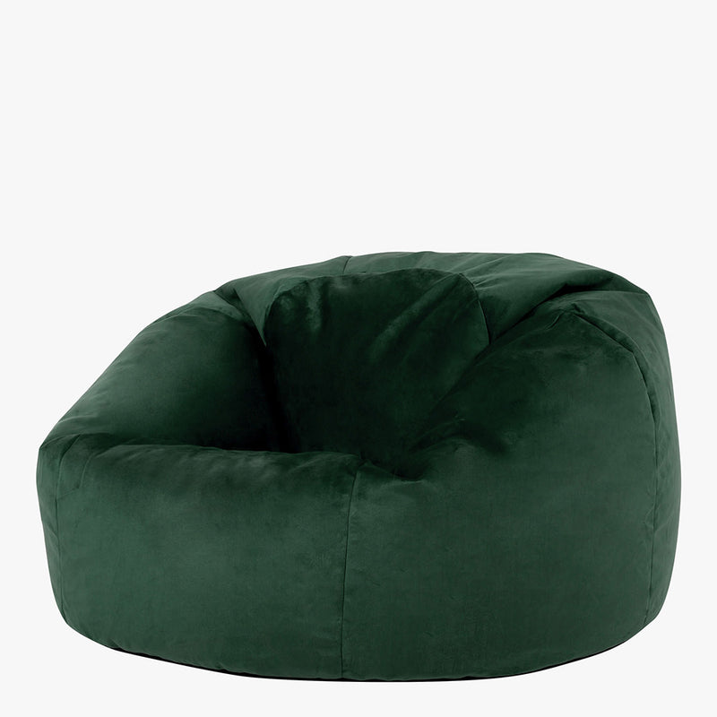 Kingston Velvet Classic Sitzsack - Waldgrün