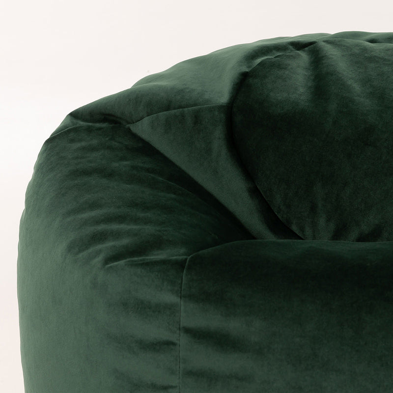 Kingston Velvet Classic Sitzsack - Waldgrün