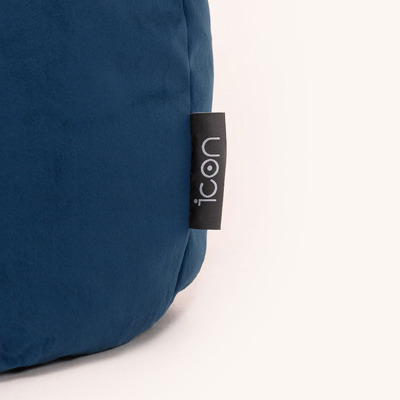 Kingston Velvet Klassischer Sitzsack - Marineblau