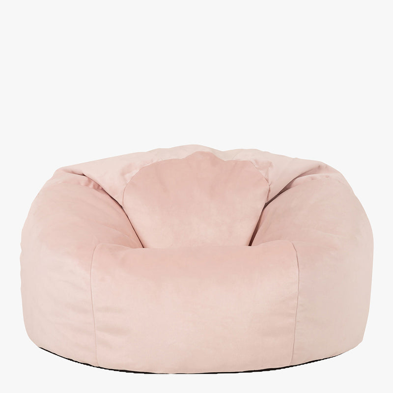 Kingston Samt Klassischer Sitzsack - Rose Dust Pink