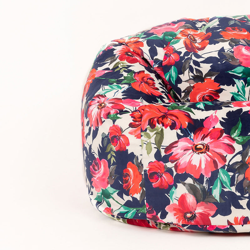 Icon® Bright Florals Klassischer Samt-Sitzsack
