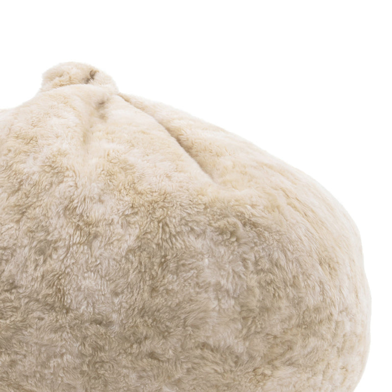 Sitzsack aus Kunstfell – Braun