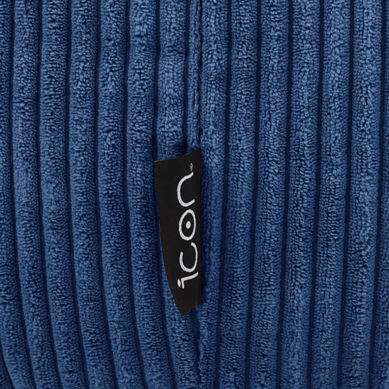 Kingston Klassischer Sitzsack, Cord, Denimblau  