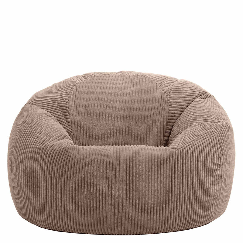 Kingston Klassischer Sitzsack, Cord, Mokka-Braun  