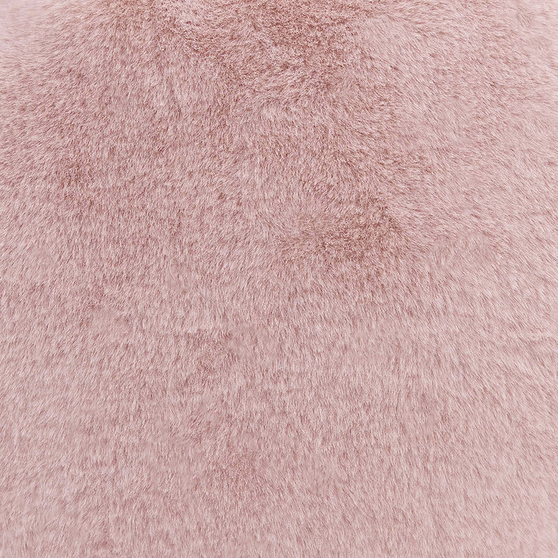 Kingston Klassischer Sitzsack, Kunstkaninchenfell, Rosé