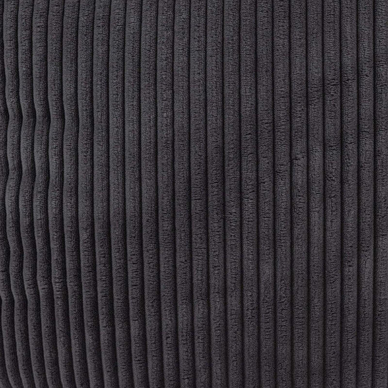 Kingston Klassischer Sitzsack XL, Cord, Anthrazit