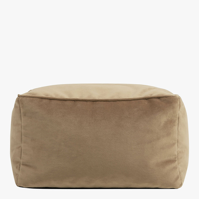 Amara Samt Hocker - Taupe