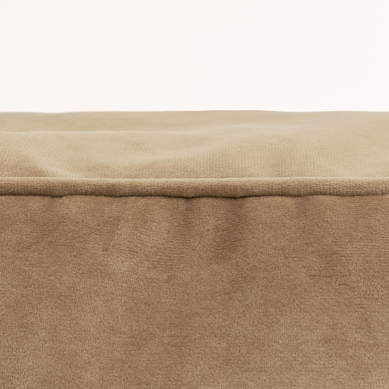 Amara Samt Hocker - Taupe