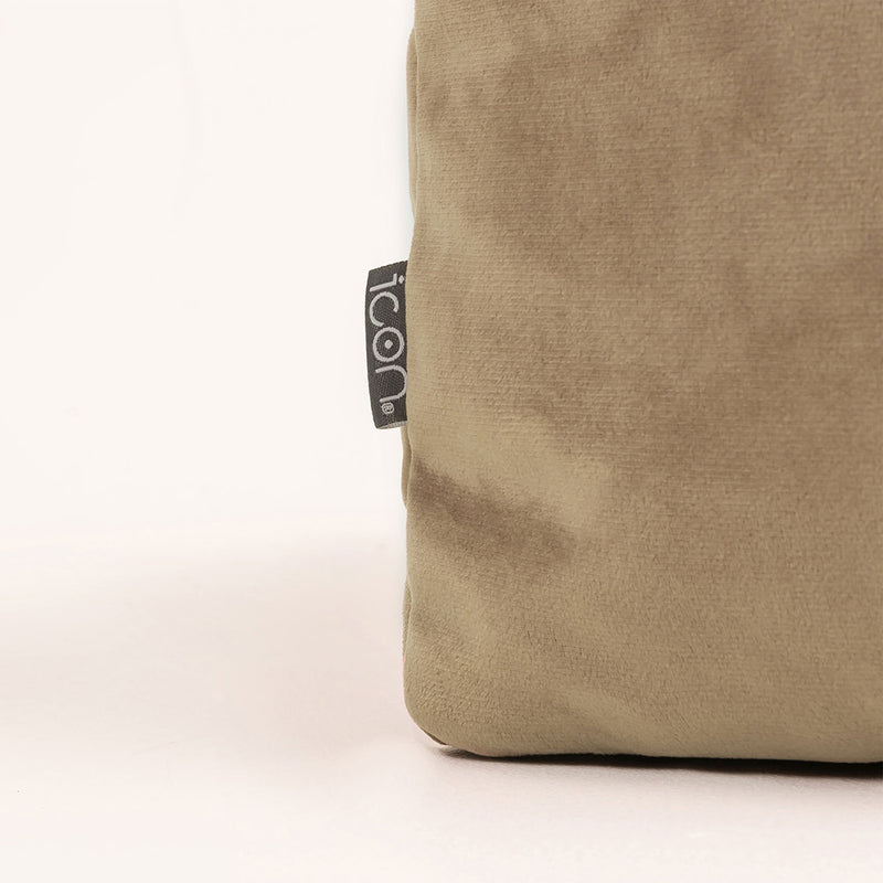 Amara Samt Hocker - Taupe