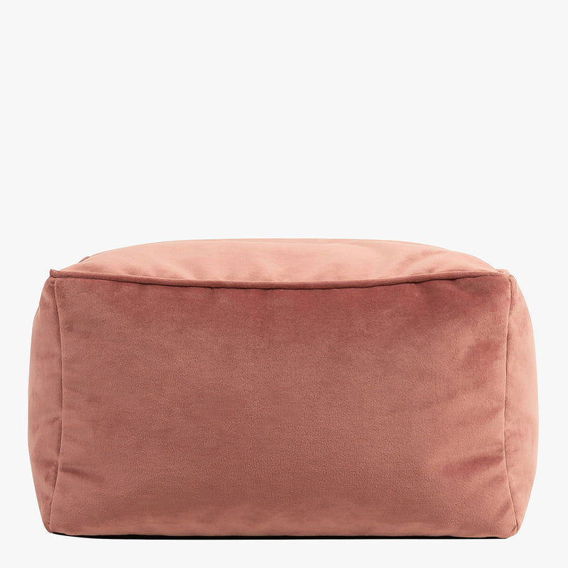 Amara Samt-Fußhocker, Rosa
