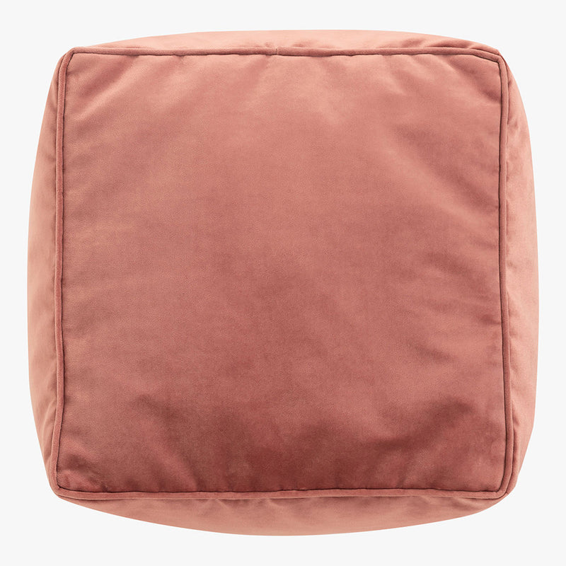 Amara Samt-Fußhocker, Rosa