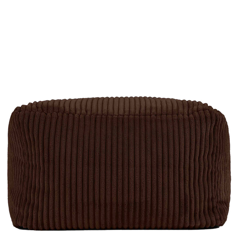 Amara Fußhocker, Cord, Schokoladenbraun