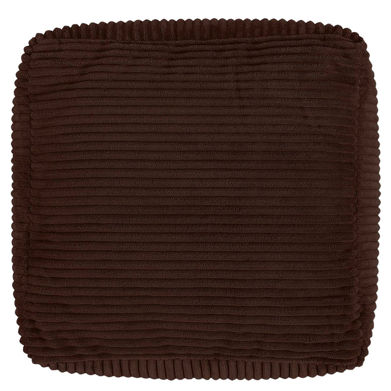Amara Fußhocker, Cord, Schokoladenbraun