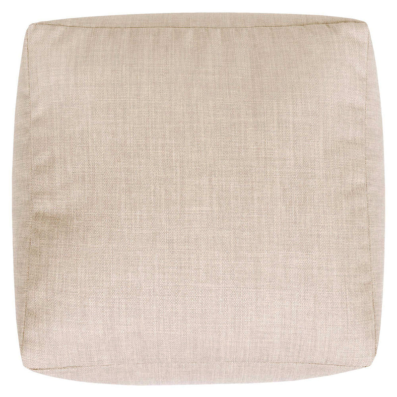 Amara Quadratischer Fußhocker, Outdoor, Naturfarbe 