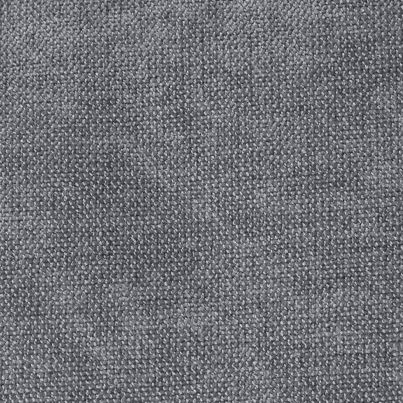 Runder Chenille-Fußhocker icon Milano, grau