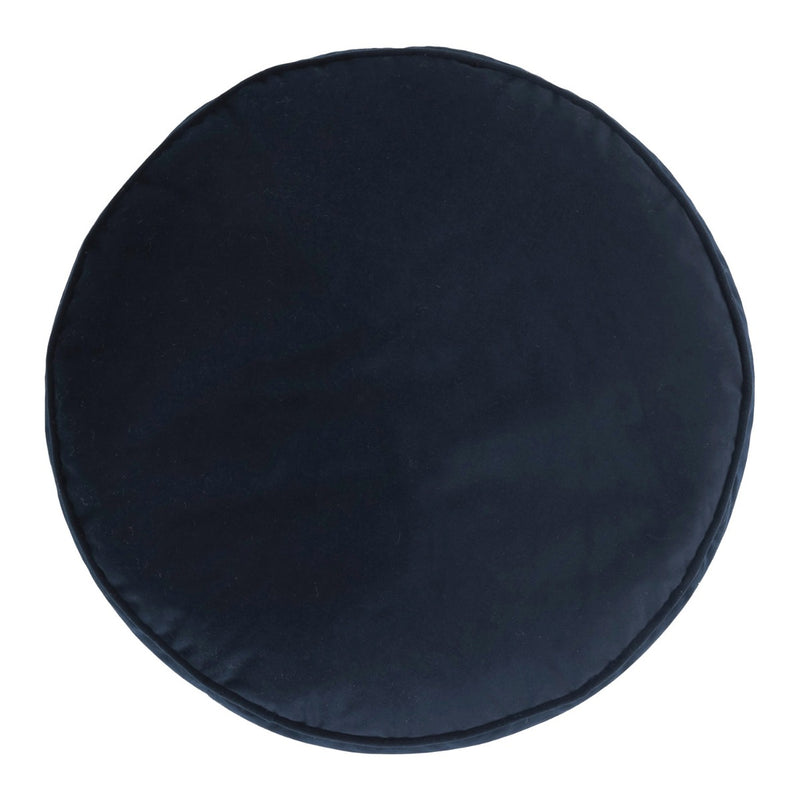 Milano Samt-Hocker, Mitternachtsblau
