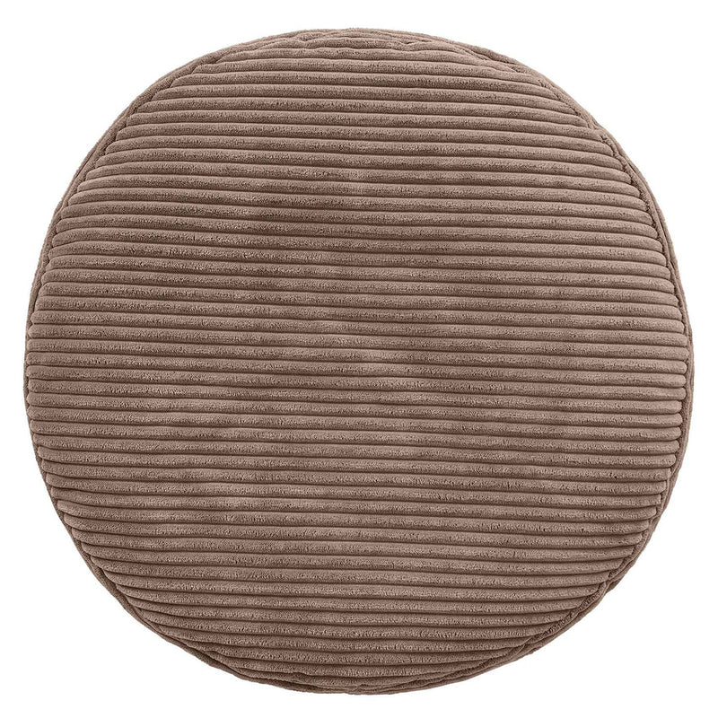Milano Fußhocker, Cord, Mokka-Braun