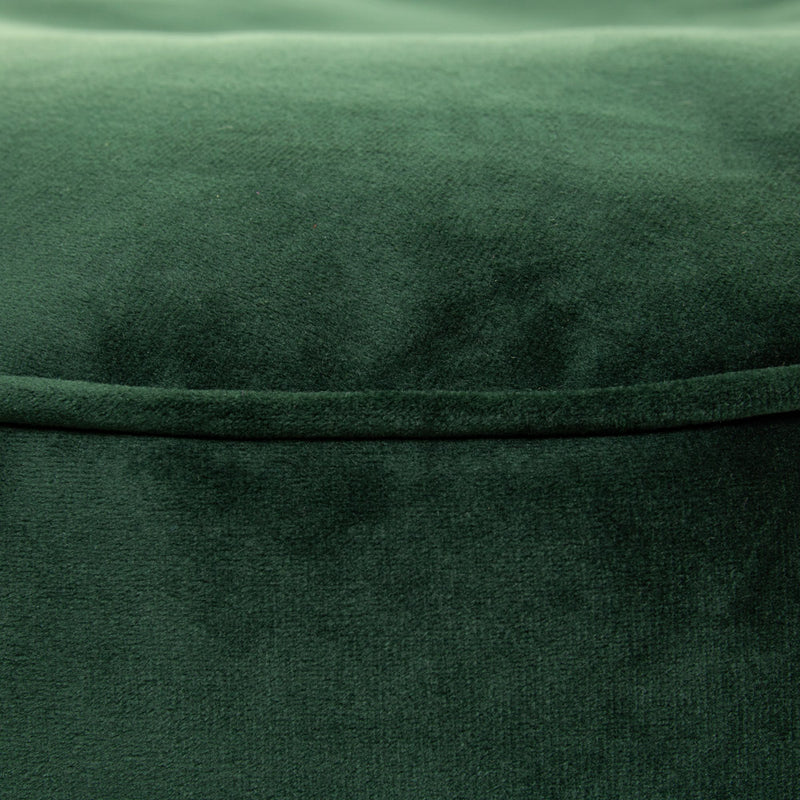 Milano Samt-Sitzpouf – Waldgrün