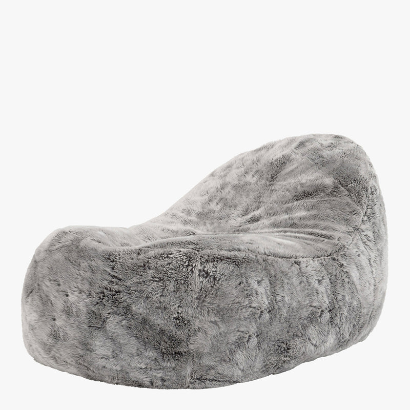 Dream Kunstfell-Lounger, Grau