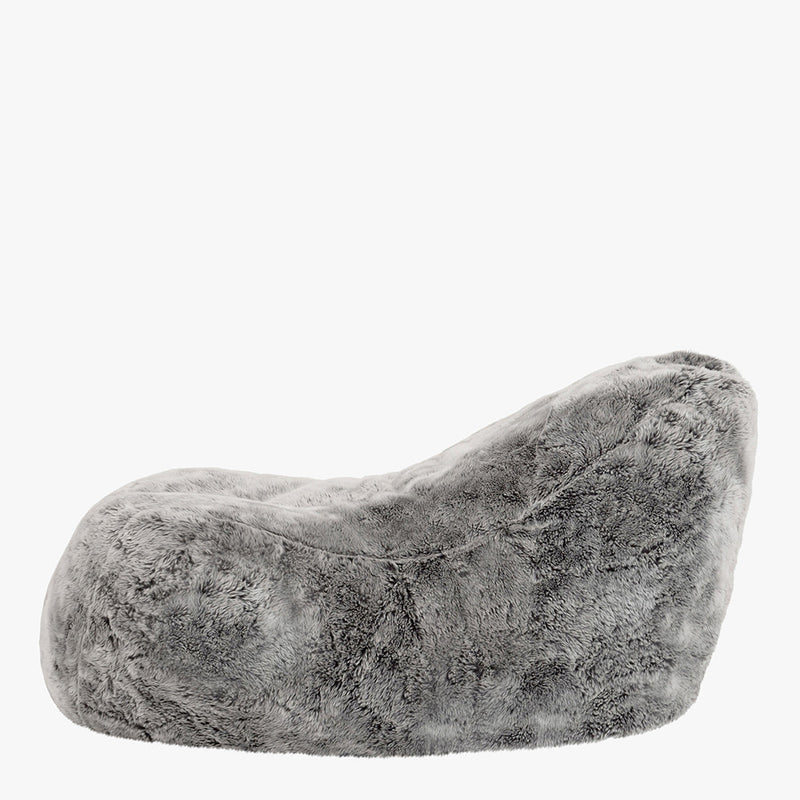 Dream Kunstfell-Lounger, Grau