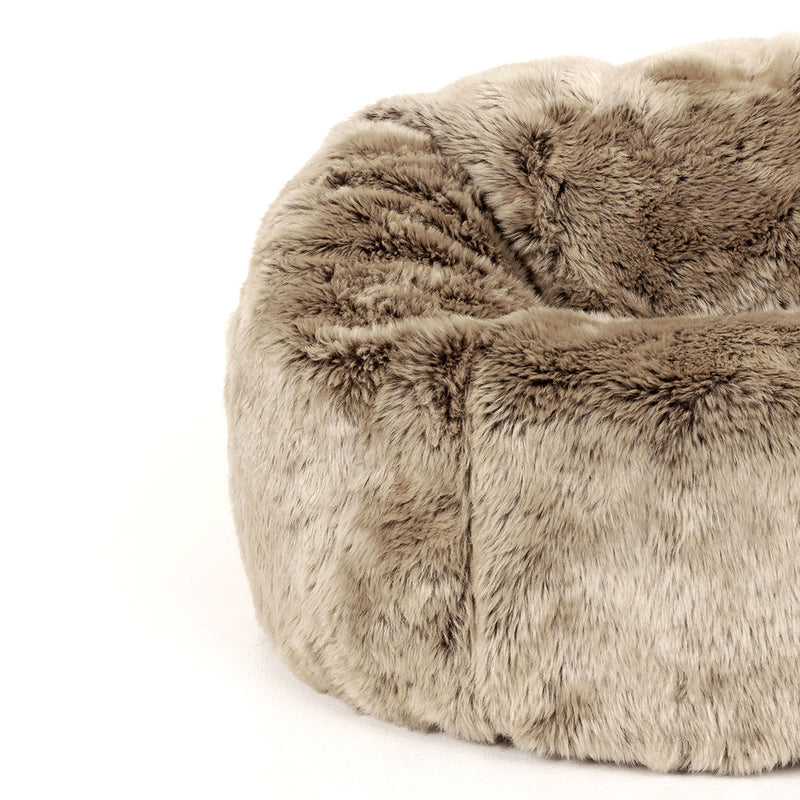 Kids Kingston Luxus-Sitzsack aus Kunstfell – Nerz
