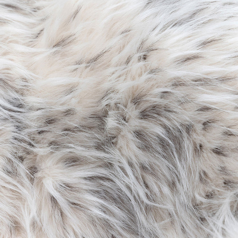 Kids Kingston Luxus-Kunstfell-Sitzsack – Schneeleopard