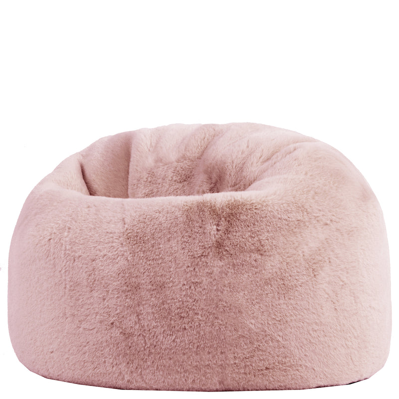 Kingston Kinder-Sitzsack, Kunstkaninchenfell, Hellrosa