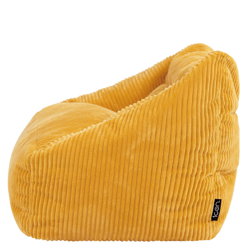 Cecilia Sitzsack-Sofa für Kinder, Cord, Ockerfarben 