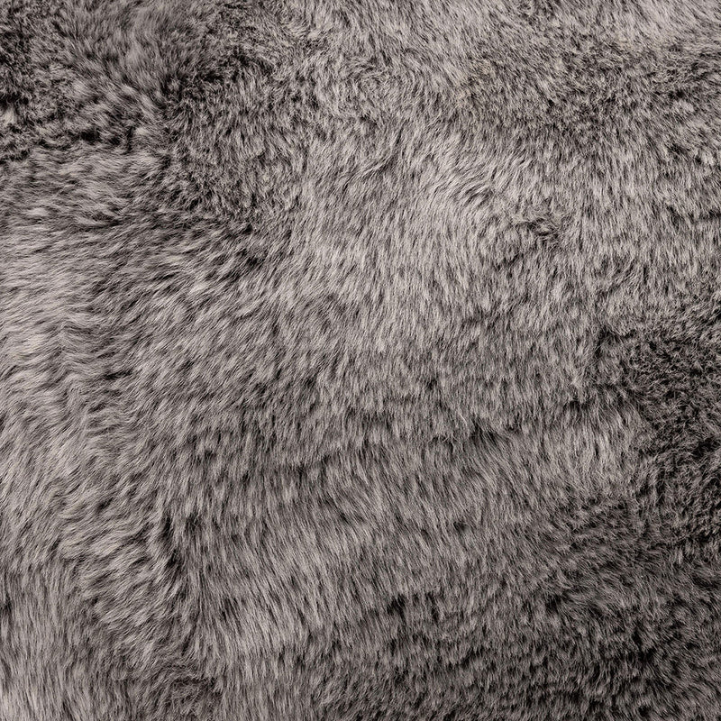 Kenai Cloud Zweisitzer-Sitzsack aus Kunstfell – Arctic Wolf