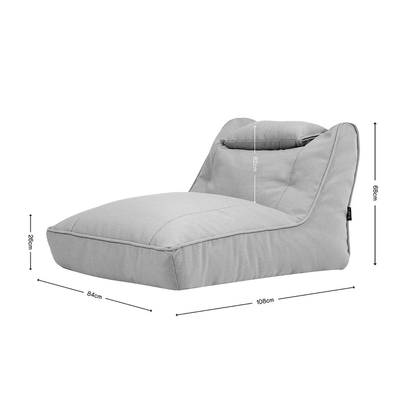 Nova Lounger Sitzsack, Olefin, Gebranntes Orange